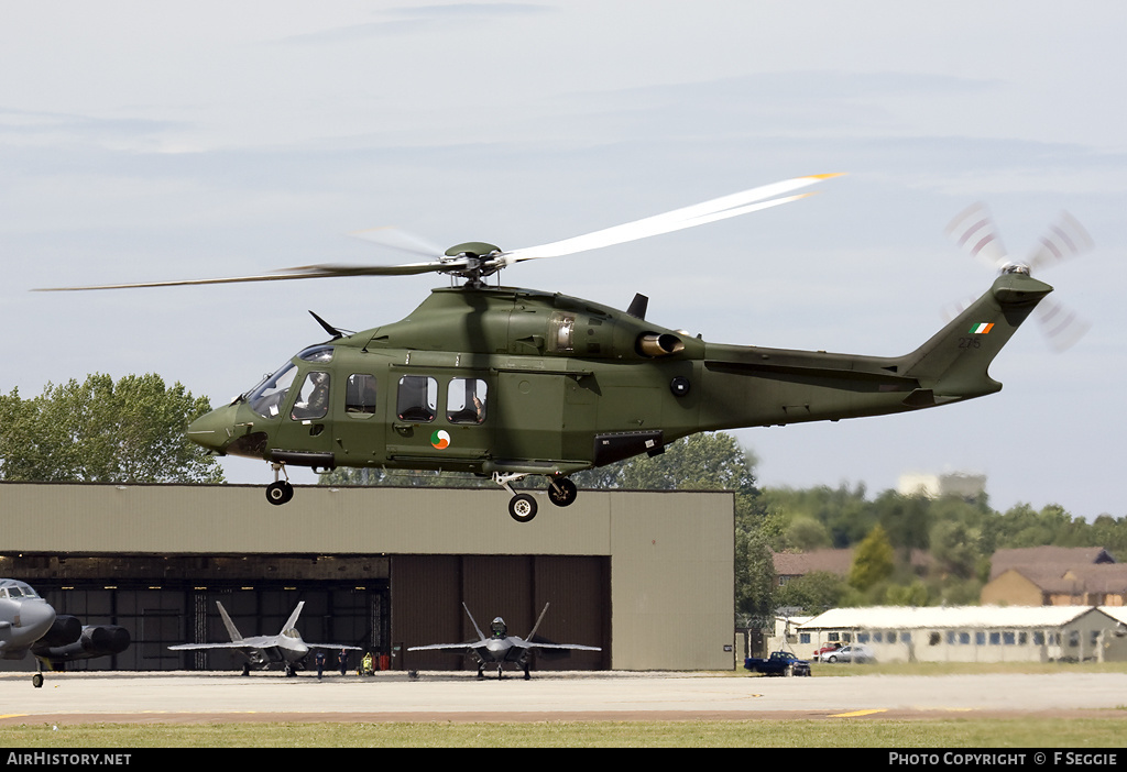 Aircraft Photo of 275 | AgustaWestland AW-139 | Ireland - Air Force | AirHistory.net #72699