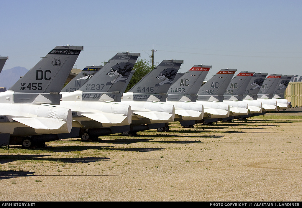 Aircraft Photo of 85-1455 / AF85-455 | General Dynamics F-16C Fighting Falcon | USA - Air Force | AirHistory.net #72701