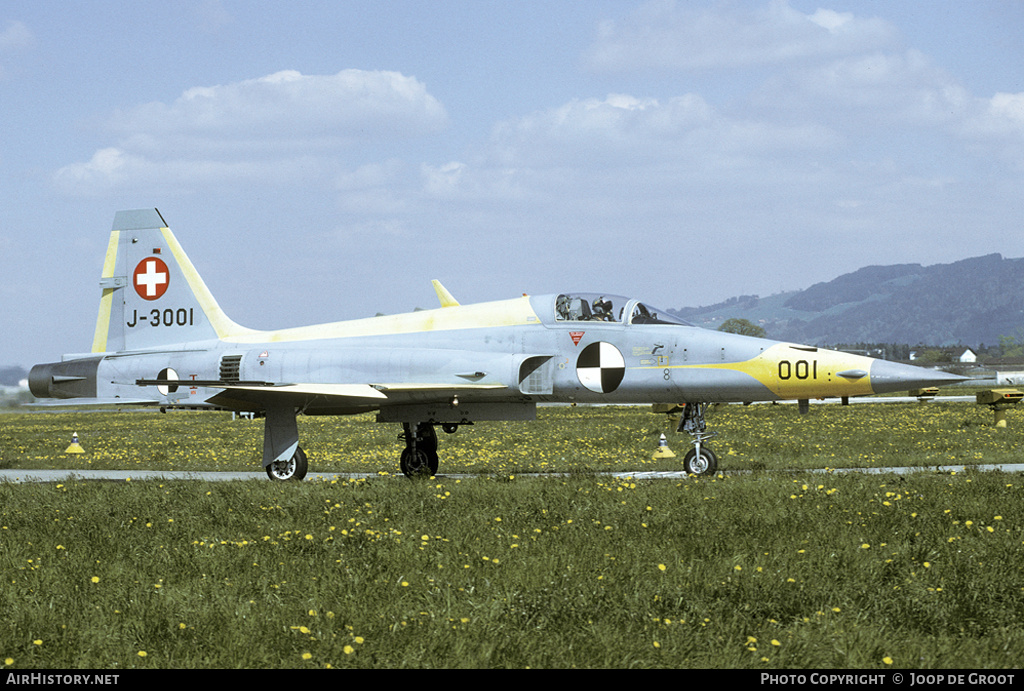Aircraft Photo of J-3001 | Northrop F-5E Tiger II | Switzerland - Air Force | AirHistory.net #72724