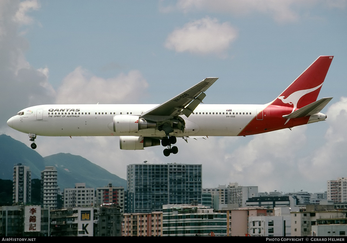 Aircraft Photo of VH-OGB | Boeing 767-338/ER | Qantas | AirHistory.net #72733