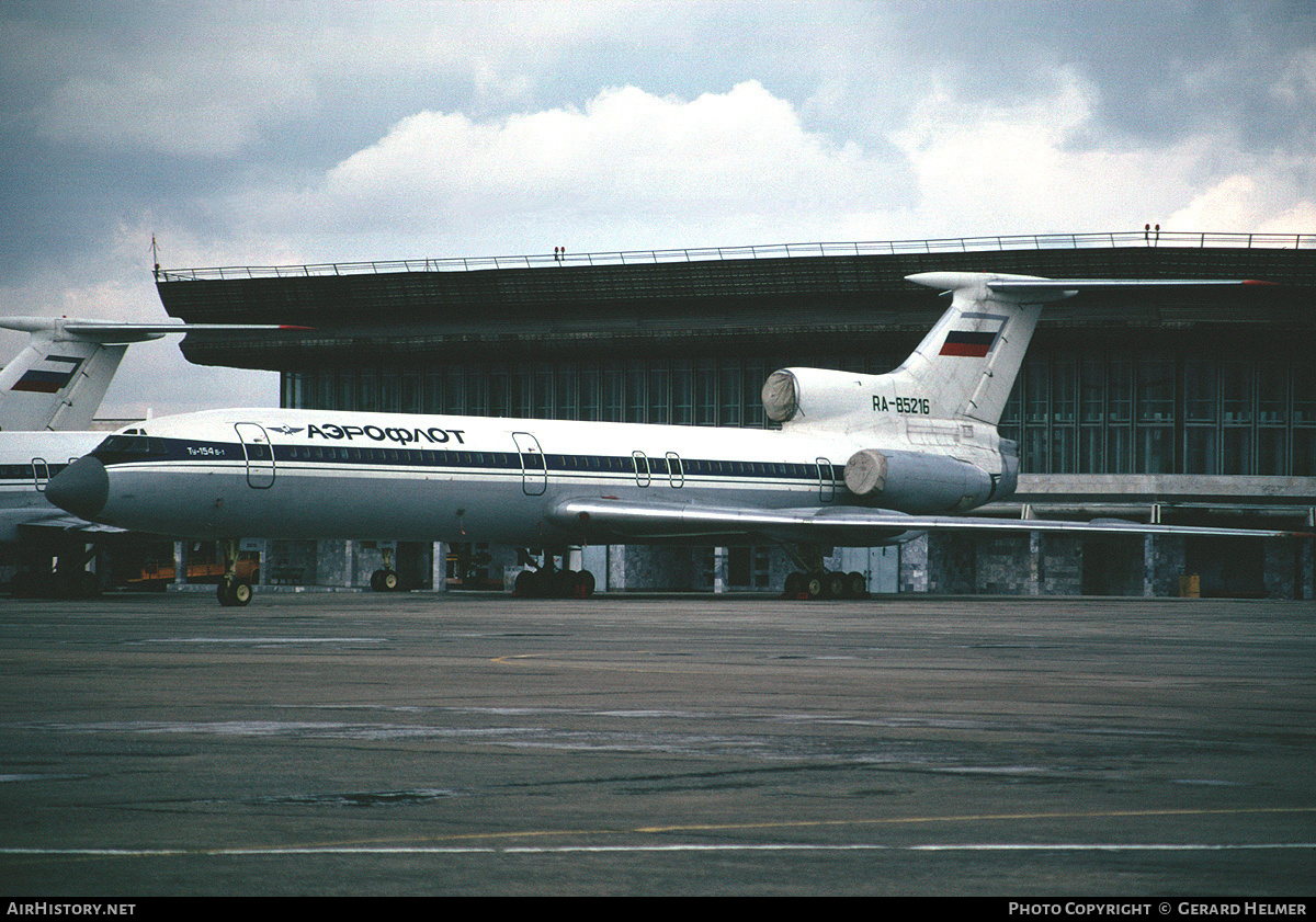 Aircraft Photo of RA-85216 | Tupolev Tu-154B-1 | Aeroflot | AirHistory.net #72738
