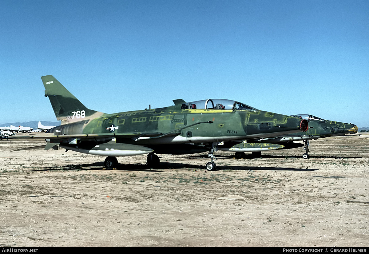Aircraft Photo of 56-3768 / AF56-768 | North American F-100F Super Sabre | USA - Air Force | AirHistory.net #72749