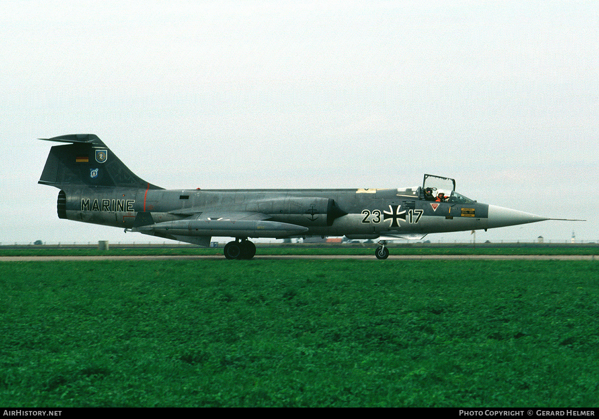 Aircraft Photo of 2317 | Lockheed RF-104G Starfighter | Germany - Navy | AirHistory.net #72753