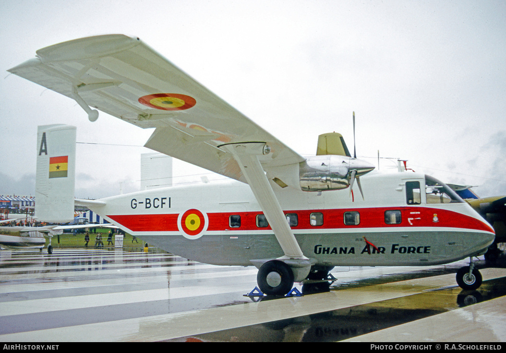 Aircraft Photo of G-BCFI | Short SC.7 Skyvan 3M-400 | Ghana - Air Force | AirHistory.net #72757