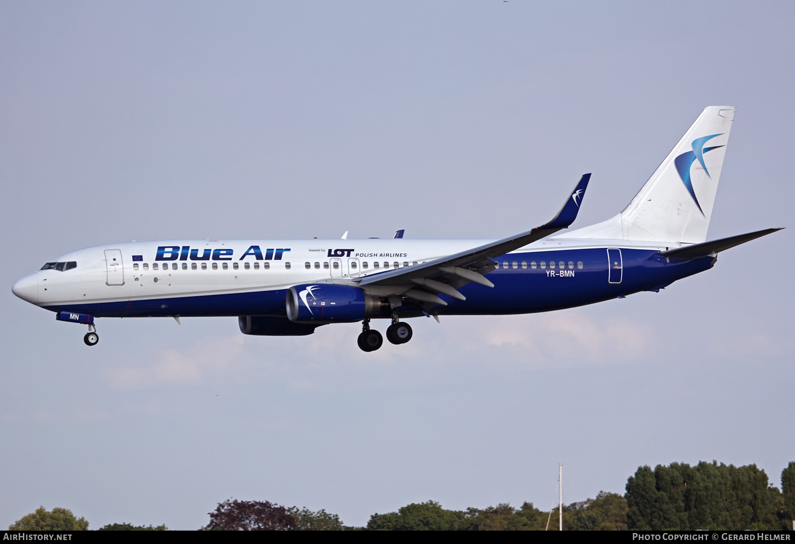 Aircraft Photo of YR-BMN | Boeing 737-82R | Blue Air | AirHistory.net #72829