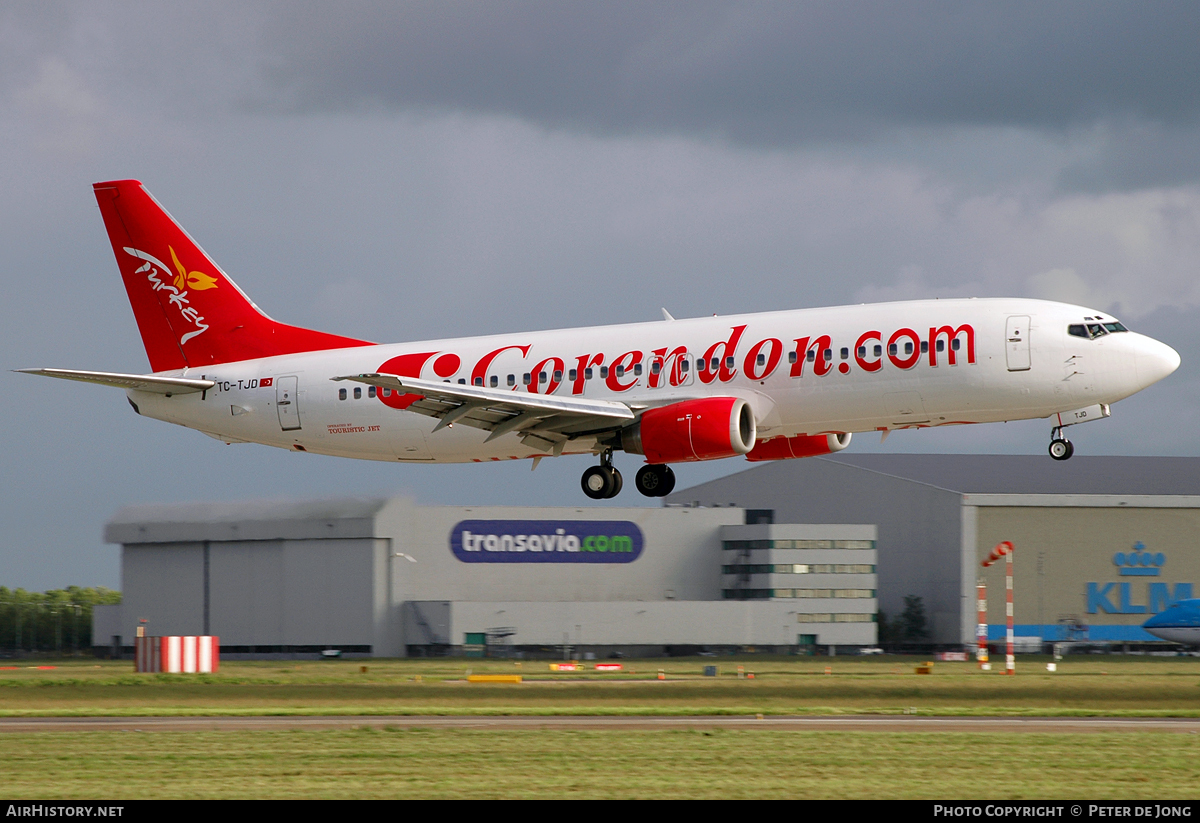 Aircraft Photo of TC-TJD | Boeing 737-4Q8 | Corendon Airlines | AirHistory.net #72841