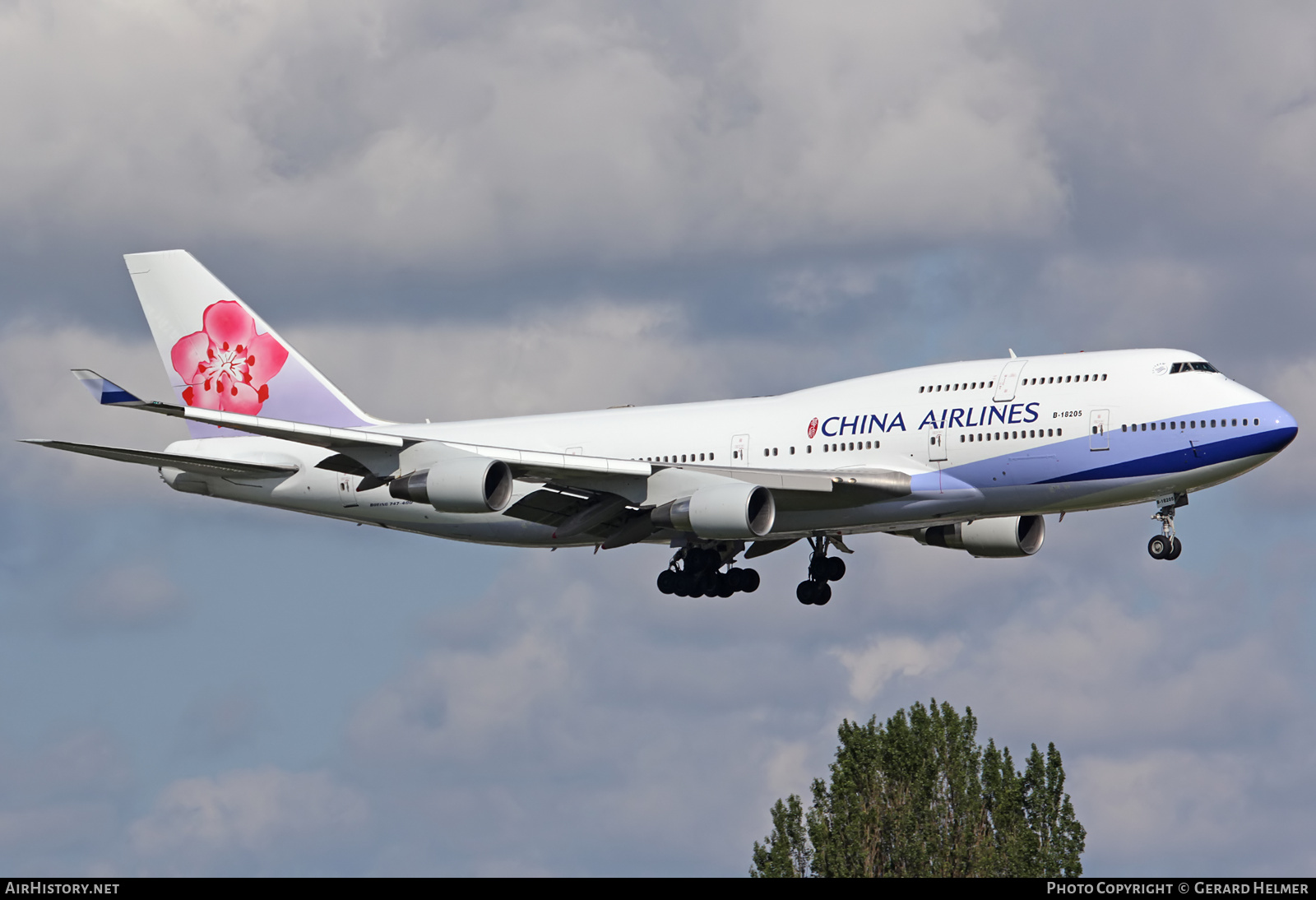 Aircraft Photo of B-18205 | Boeing 747-409 | China Airlines | AirHistory.net #72842