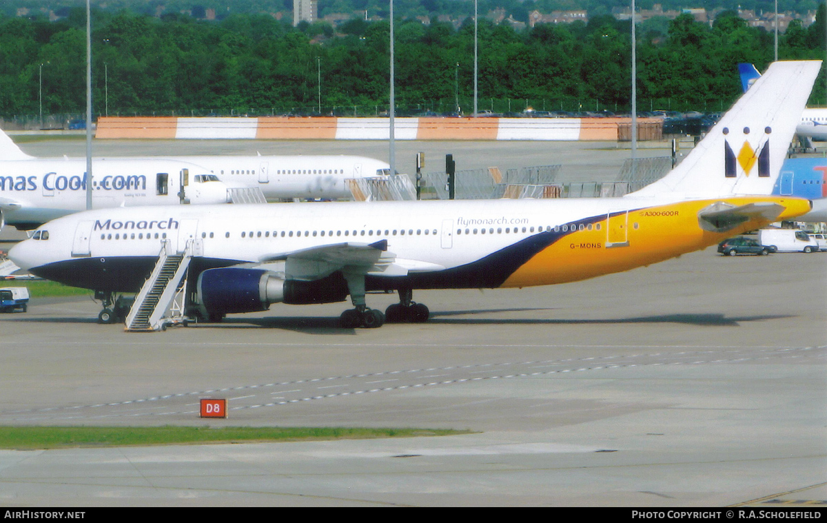 Aircraft Photo of G-MONS | Airbus A300B4-605R | Monarch Airlines | AirHistory.net #72851