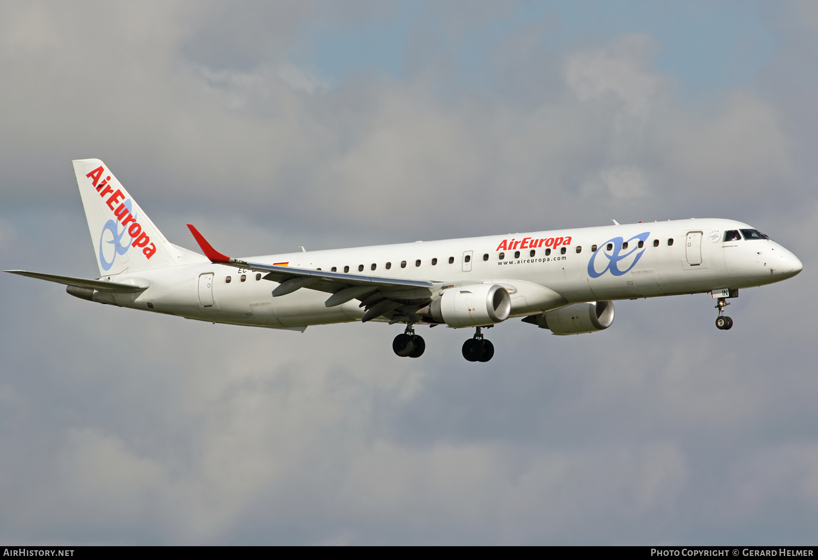 Aircraft Photo of EC-LIN | Embraer 195LR (ERJ-190-200LR) | Air Europa | AirHistory.net #72857