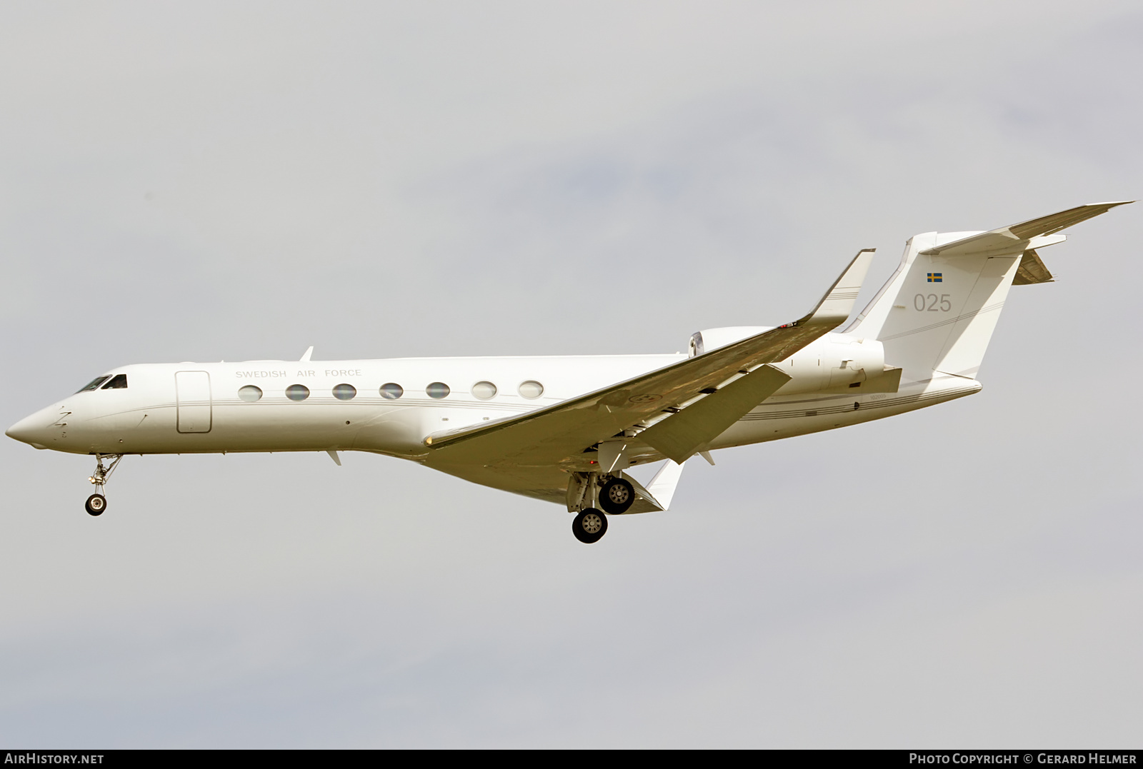 Aircraft Photo of 102005 | Gulfstream Aerospace Tp102D Gulfstream V (G-V-SP) | Sweden - Air Force | AirHistory.net #72864