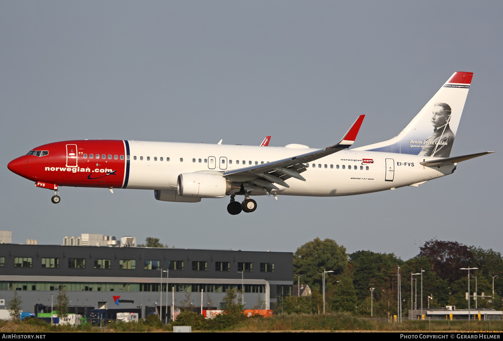 Aircraft Photo of EI-FVS | Boeing 737-800 | Norwegian | AirHistory.net #72875