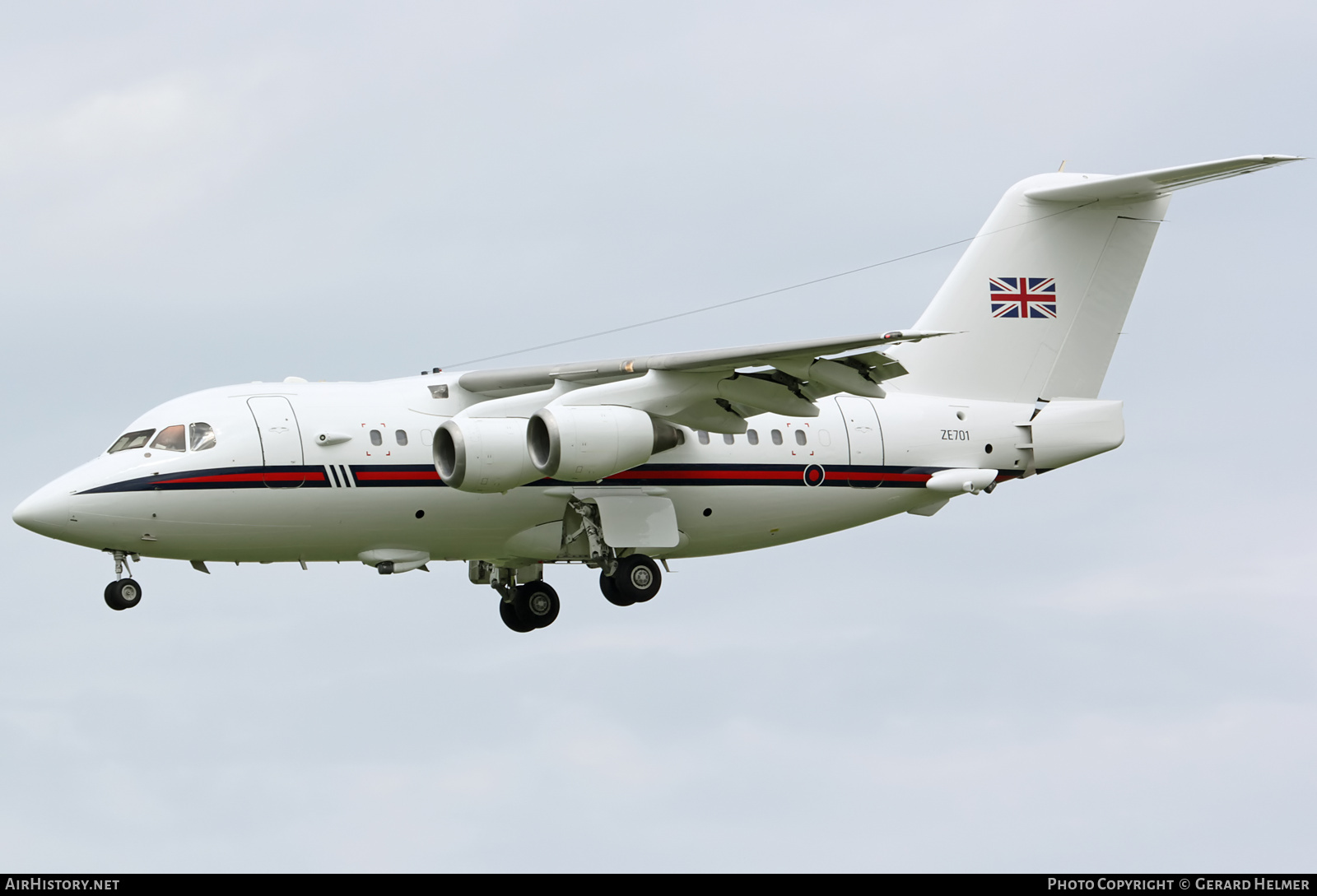 Aircraft Photo of ZE701 | British Aerospace BAe-146 CC.2 | UK - Air Force | AirHistory.net #72880