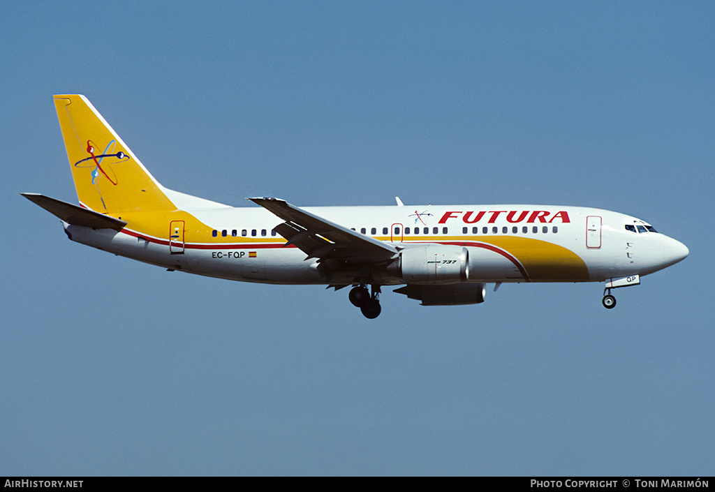 Aircraft Photo of EC-FQP | Boeing 737-348 | Futura International Airways | AirHistory.net #72895