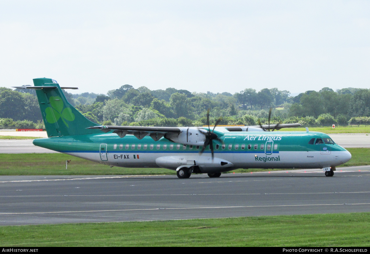 Aircraft Photo of EI-FAX | ATR ATR-72-600 (ATR-72-212A) | Aer Lingus Regional | AirHistory.net #72914