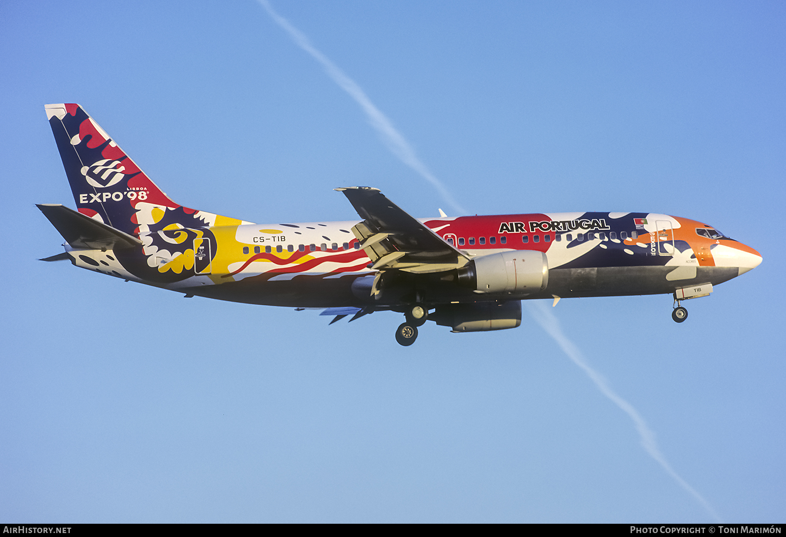 Aircraft Photo of CS-TIB | Boeing 737-382 | TAP Air Portugal | AirHistory.net #72921