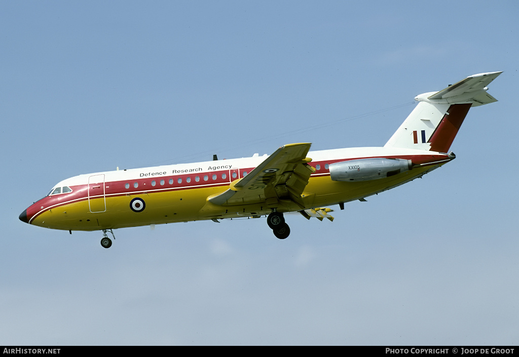 Aircraft Photo of XX105 | BAC 111-201AC One-Eleven | UK - Air Force | AirHistory.net #72922