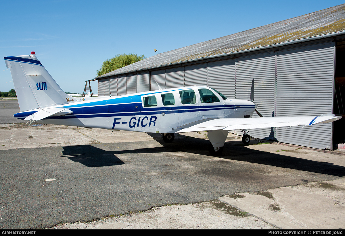 Aircraft Photo of F-GICR | Beech A36 Bonanza 36 | SLM | AirHistory.net #72935