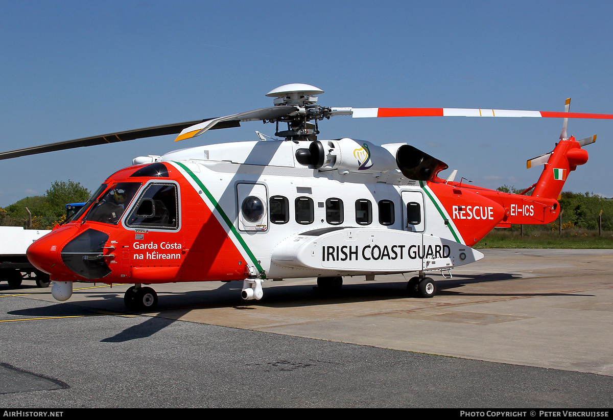 Aircraft Photo of EI-ICS | Sikorsky S-92A | Irish Coast Guard | AirHistory.net #72936