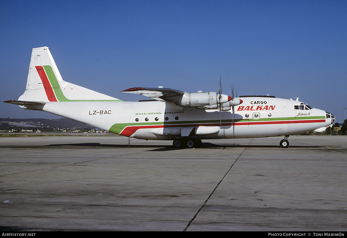 Aircraft Photo of LZ-BAC | Antonov An-12B | Balkan - Bulgarian Airlines Cargo | AirHistory.net #72940