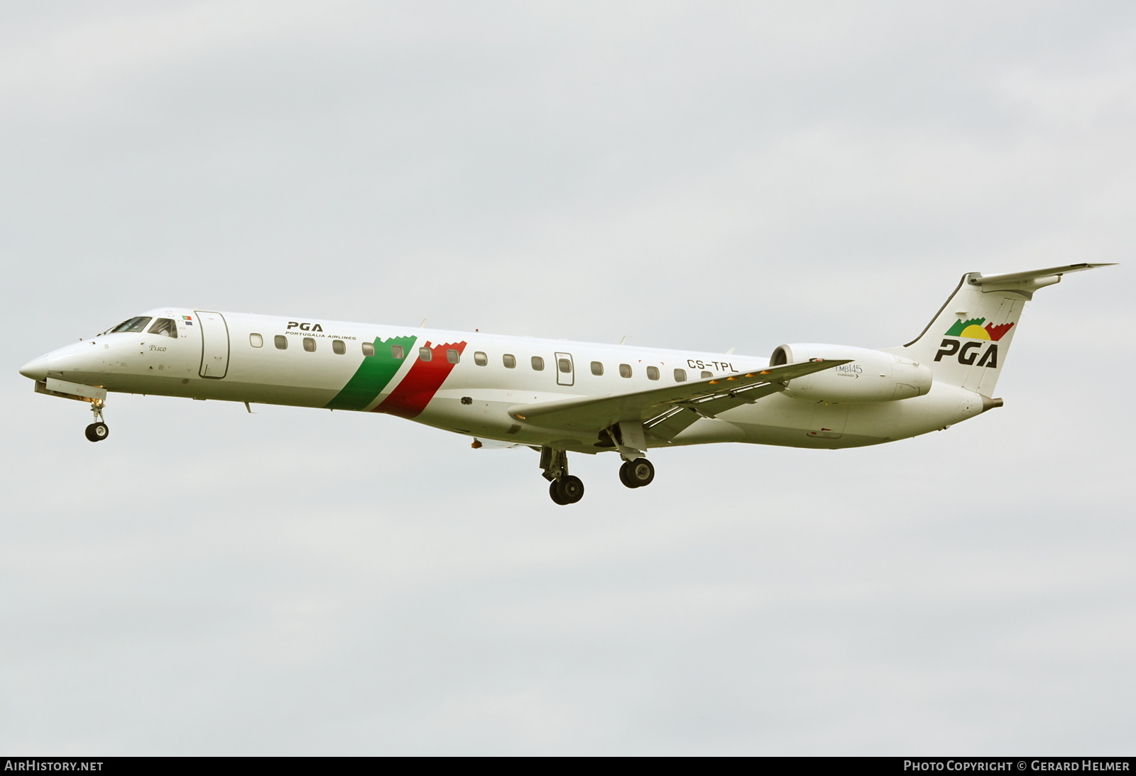 Aircraft Photo of CS-TPL | Embraer ERJ-145EP (EMB-145EP) | Portugália Airlines - PGA | AirHistory.net #72954