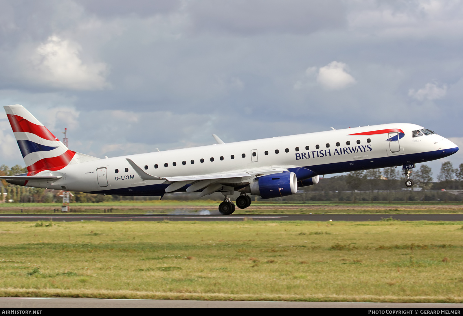 Aircraft Photo of G-LCYM | Embraer 190SR (ERJ-190-100SR) | British Airways | AirHistory.net #72960