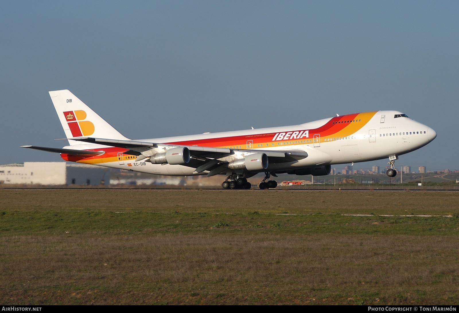 Aircraft Photo of EC-DIB | Boeing 747-256B | Iberia | AirHistory.net #72969