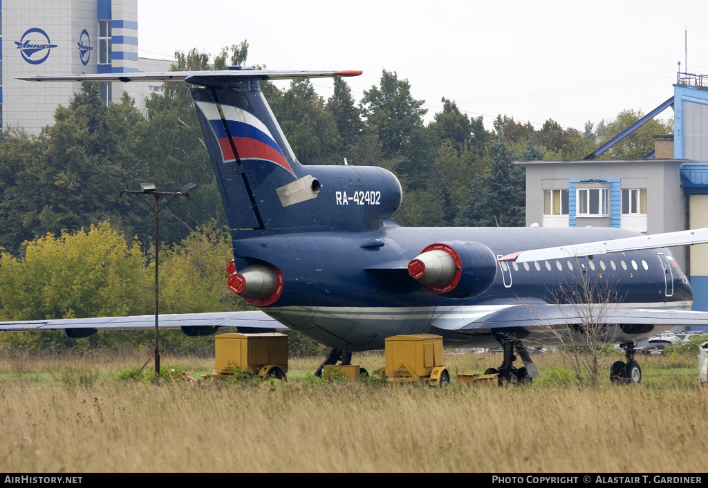 Aircraft Photo of RA-42402 | Yakovlev Yak-42D | RusAir | AirHistory.net #72978