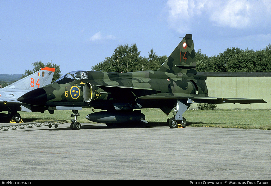 Aircraft Photo of 37091 | Saab JA37 Viggen | Sweden - Air Force | AirHistory.net #72981