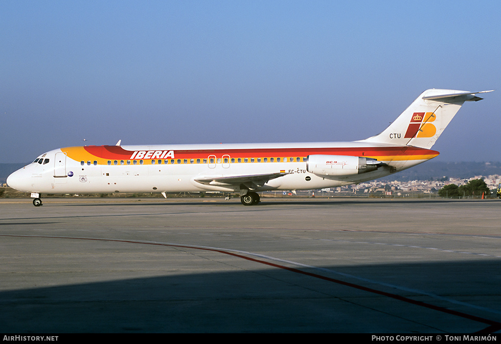 Aircraft Photo of EC-CTU | McDonnell Douglas DC-9-34CF | Iberia | AirHistory.net #72995