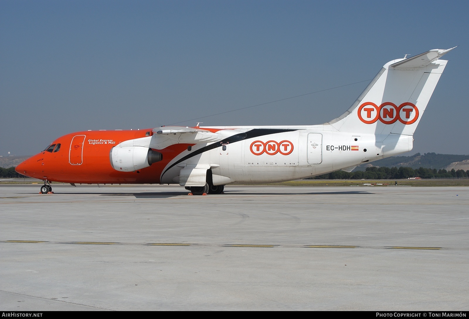 Aircraft Photo of EC-HDH | British Aerospace BAe-146-200QT Quiet Trader | TNT Airways | AirHistory.net #72996