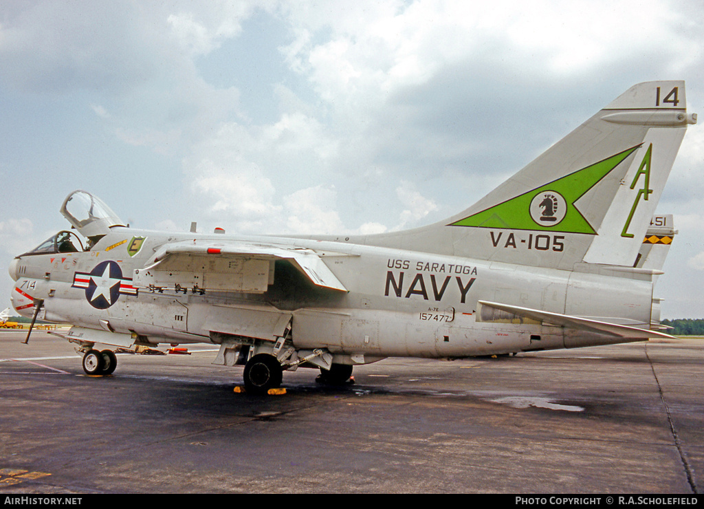 Aircraft Photo of 157477 | LTV A-7E Corsair II | USA - Navy | AirHistory.net #73001