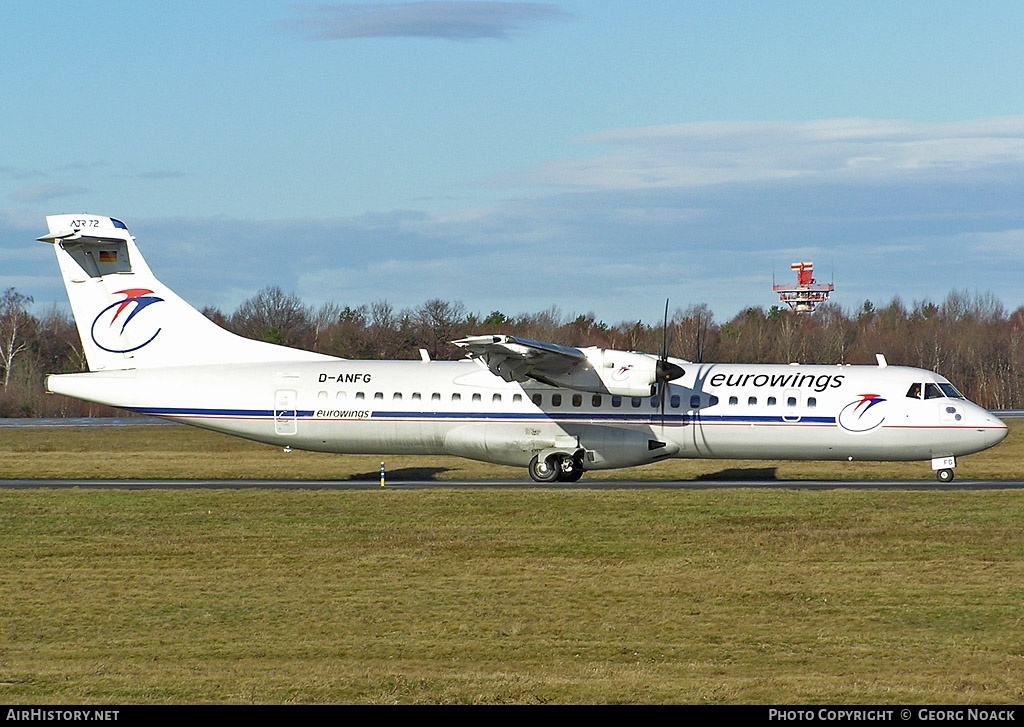 Aircraft Photo of D-ANFG | ATR ATR-72-500 (ATR-72-212A) | Eurowings | AirHistory.net #73003