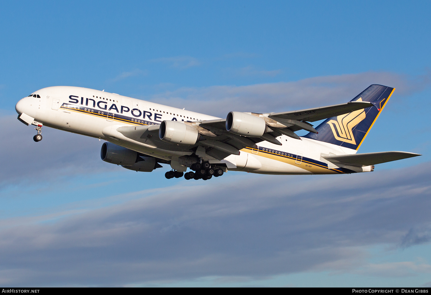 Aircraft Photo of 9V-SKF | Airbus A380-841 | Singapore Airlines | AirHistory.net #73054