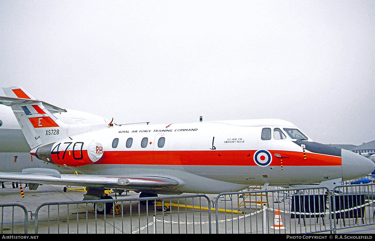 Aircraft Photo of XS728 | Hawker Siddeley HS-125-2 Dominie T1 | UK - Air Force | AirHistory.net #73067