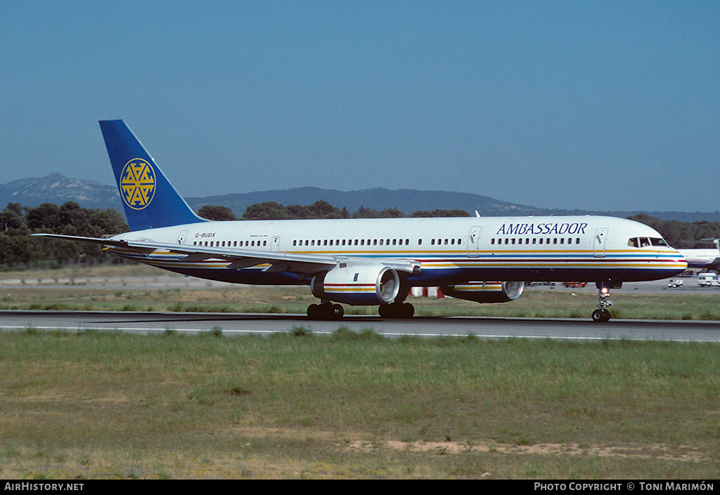 Aircraft Photo of G-BUDX | Boeing 757-236 | Ambassador Airways | AirHistory.net #73077