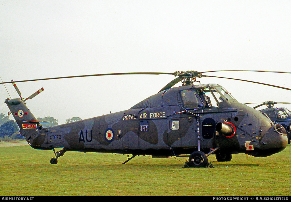 Aircraft Photo of XT670 | Westland WS-58 Wessex HC.2 | UK - Air Force | AirHistory.net #73082