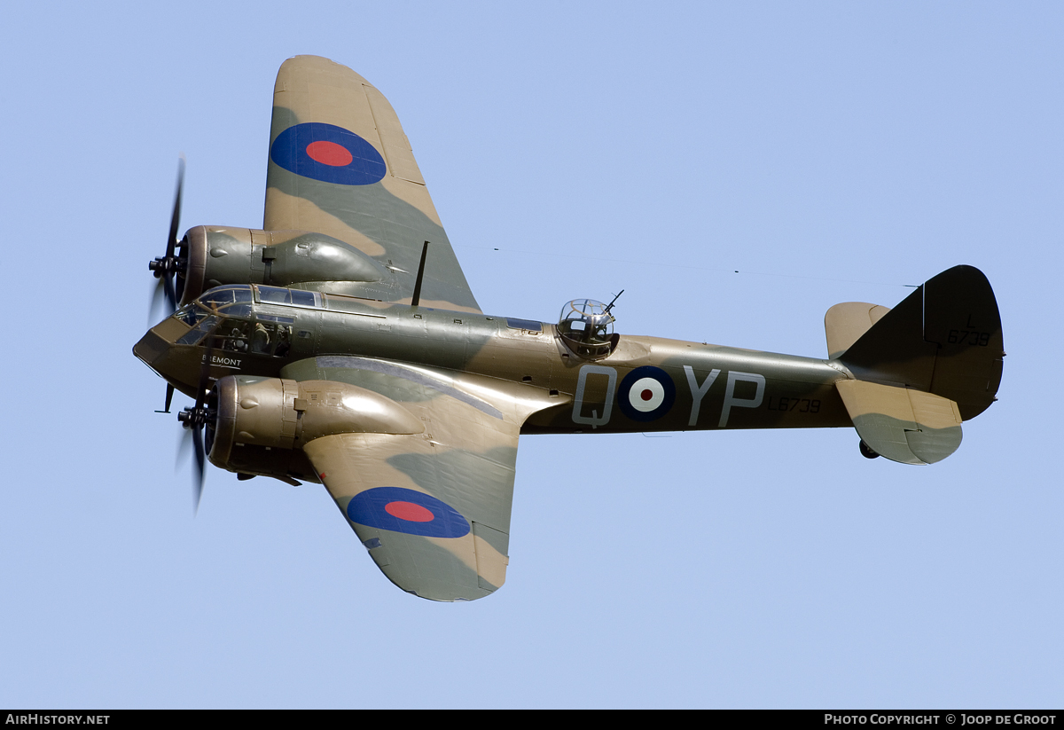 Aircraft Photo of G-BPIV / L6739 | Bristol 149 Bolingbroke Mk4 (mod) | UK - Air Force | AirHistory.net #73083