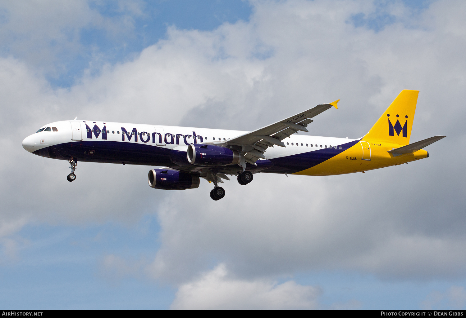 Aircraft Photo of G-OZBI | Airbus A321-231 | Monarch Airlines | AirHistory.net #73084