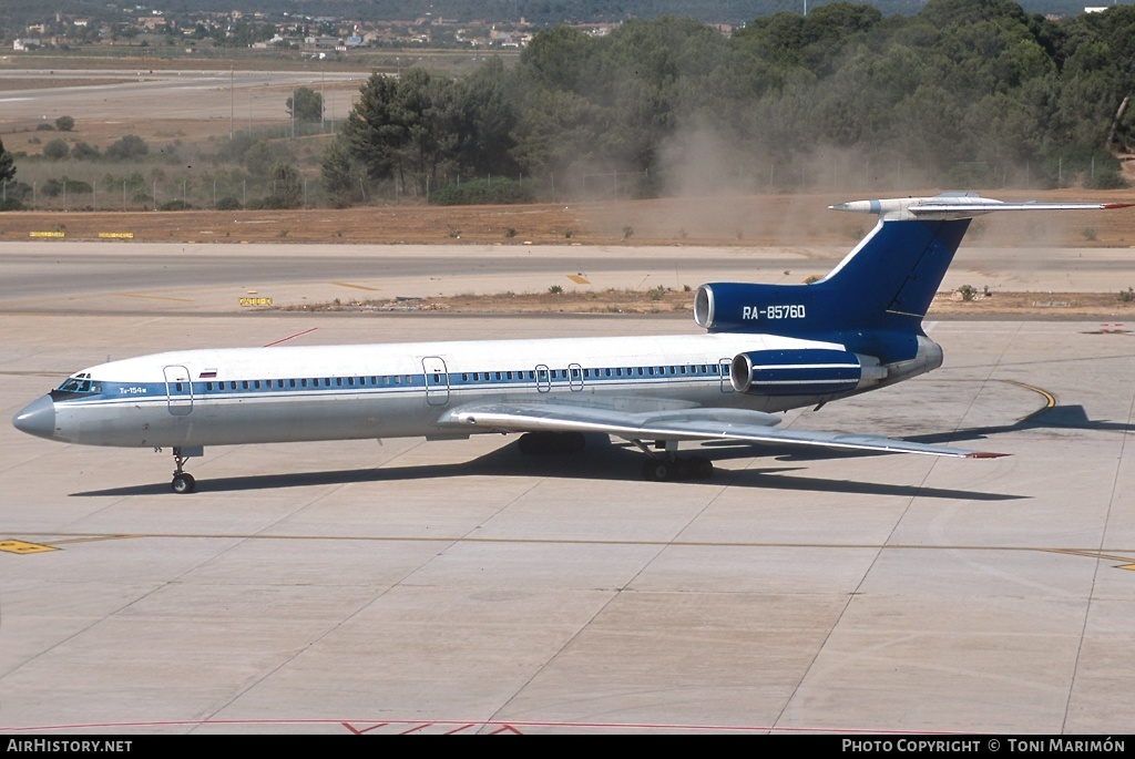Aircraft Photo of RA-85760 | Tupolev Tu-154M | Continental Airways | AirHistory.net #73089