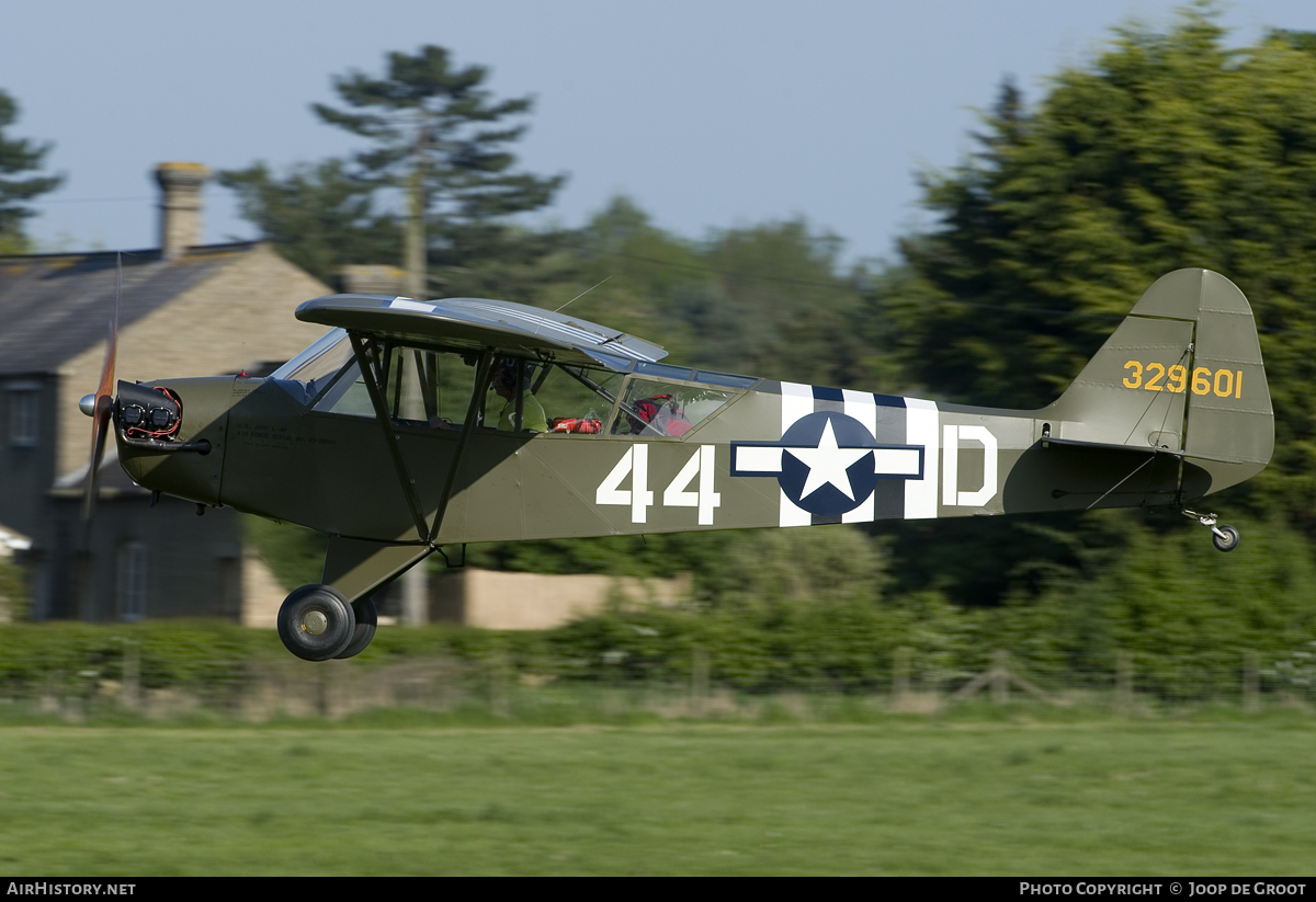 Aircraft Photo of G-AXHR / 329601 | Piper J-3C-65 Cub | USA - Air Force | AirHistory.net #73101