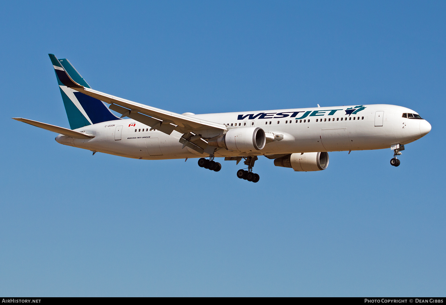 Aircraft Photo of C-GOGN | Boeing 767-338/ER | WestJet | AirHistory.net #73111