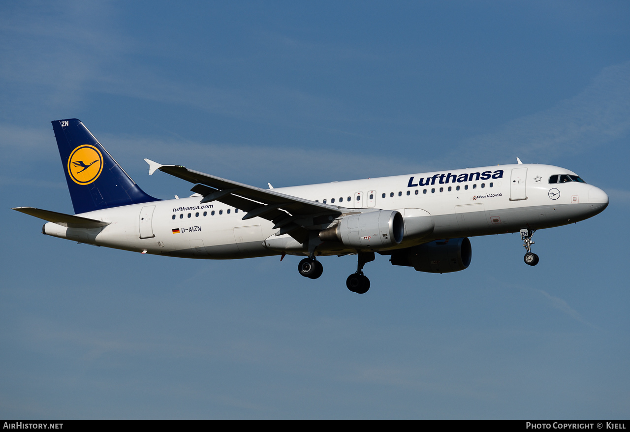 Aircraft Photo of D-AIZN | Airbus A320-214 | Lufthansa | AirHistory.net #73114