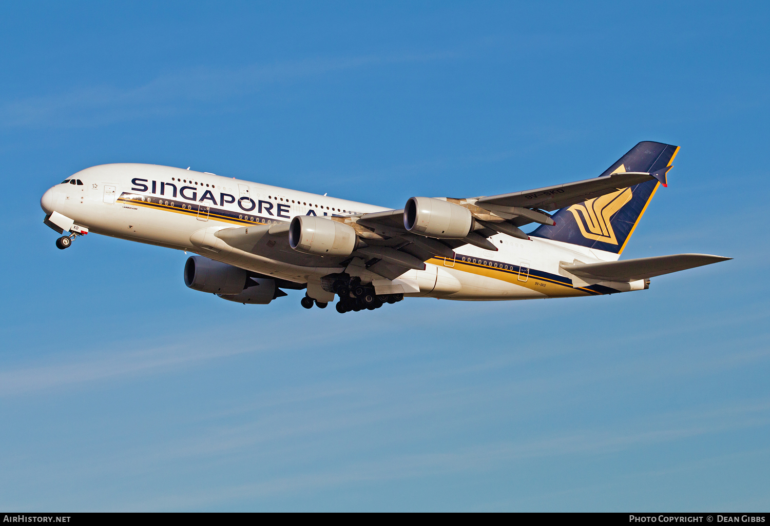 Aircraft Photo of 9V-SKD | Airbus A380-841 | Singapore Airlines | AirHistory.net #73121