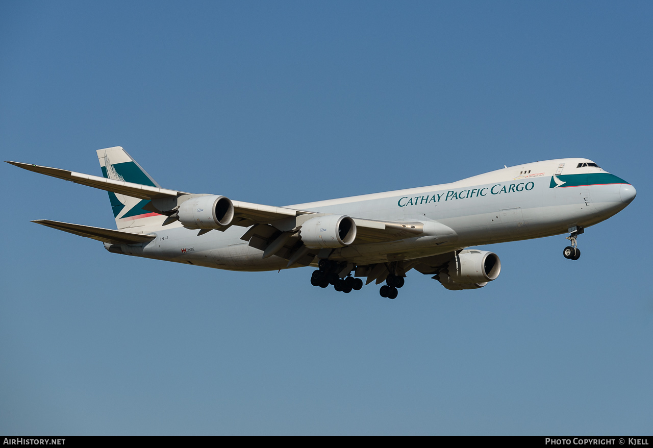 Aircraft Photo of B-LJJ | Boeing 747-867F/SCD | Cathay Pacific Airways Cargo | AirHistory.net #73128