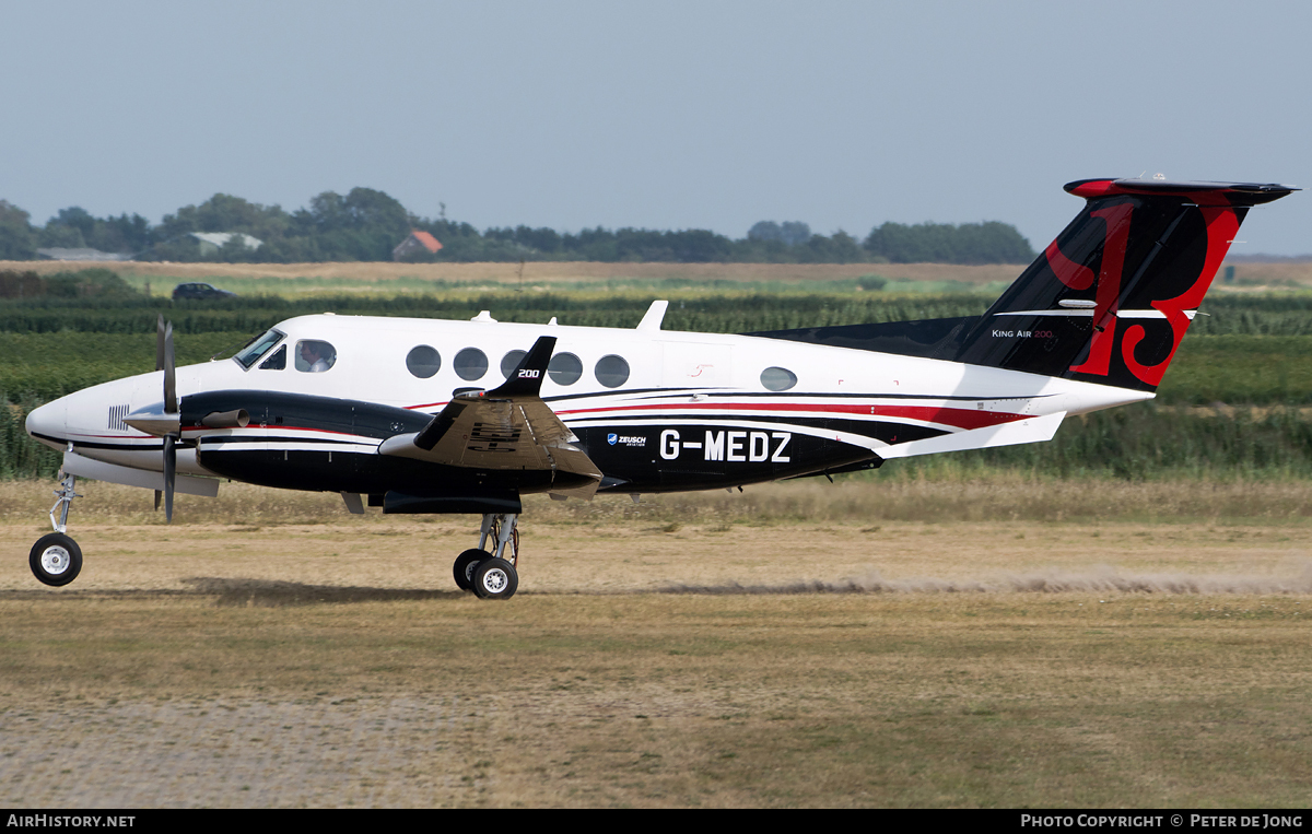 Aircraft Photo of G-MEDZ | Beech B200 Super King Air | Zeusch Aviation | AirHistory.net #73130