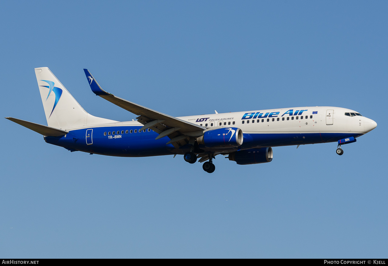 Aircraft Photo of YR-BMN | Boeing 737-82R | Blue Air | AirHistory.net #73134