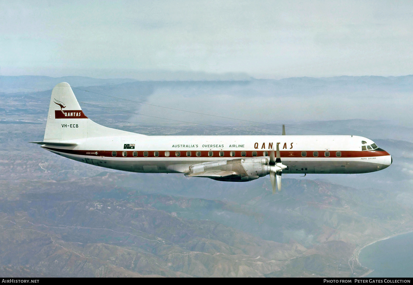 Aircraft Photo of VH-ECB | Lockheed L-188C Electra | Qantas | AirHistory.net #73143