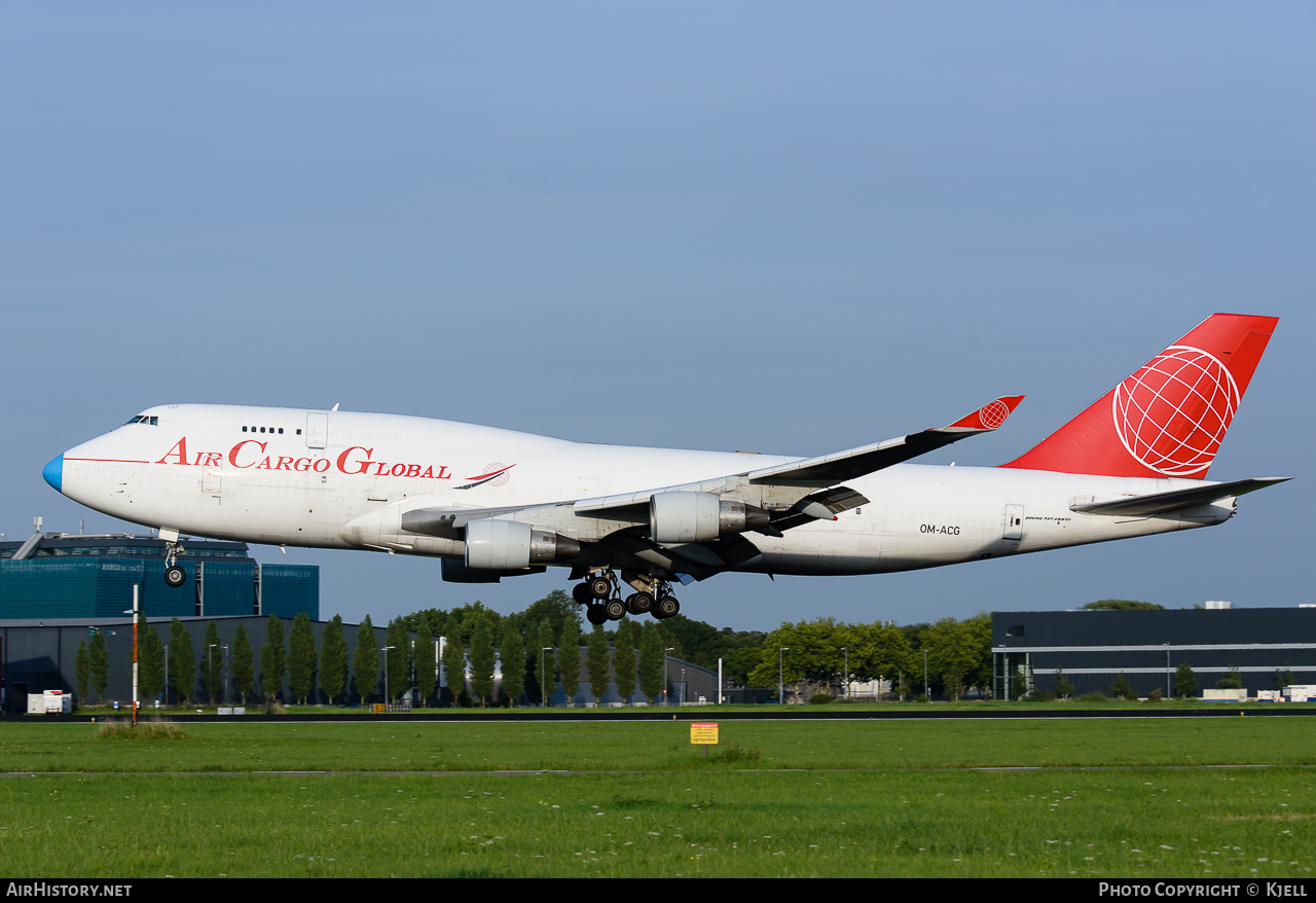 Aircraft Photo of OM-ACG | Boeing 747-409F/SCD | Air Cargo Global | AirHistory.net #73150