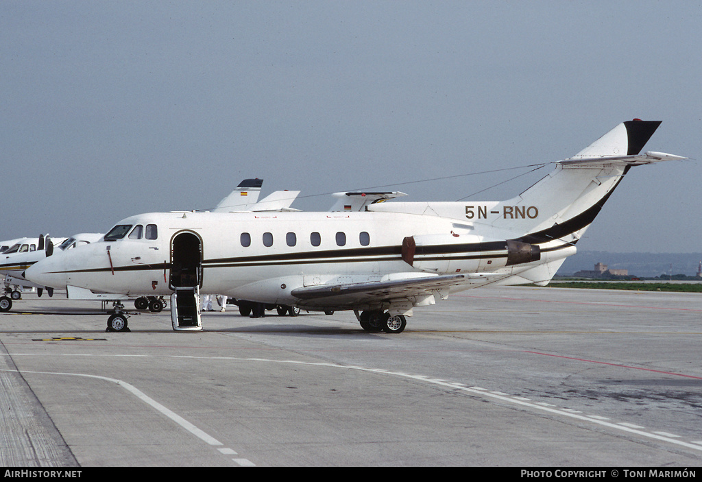 Aircraft Photo of 5N-RNO | Hawker Siddeley HS-125-600B | AirHistory.net #73155