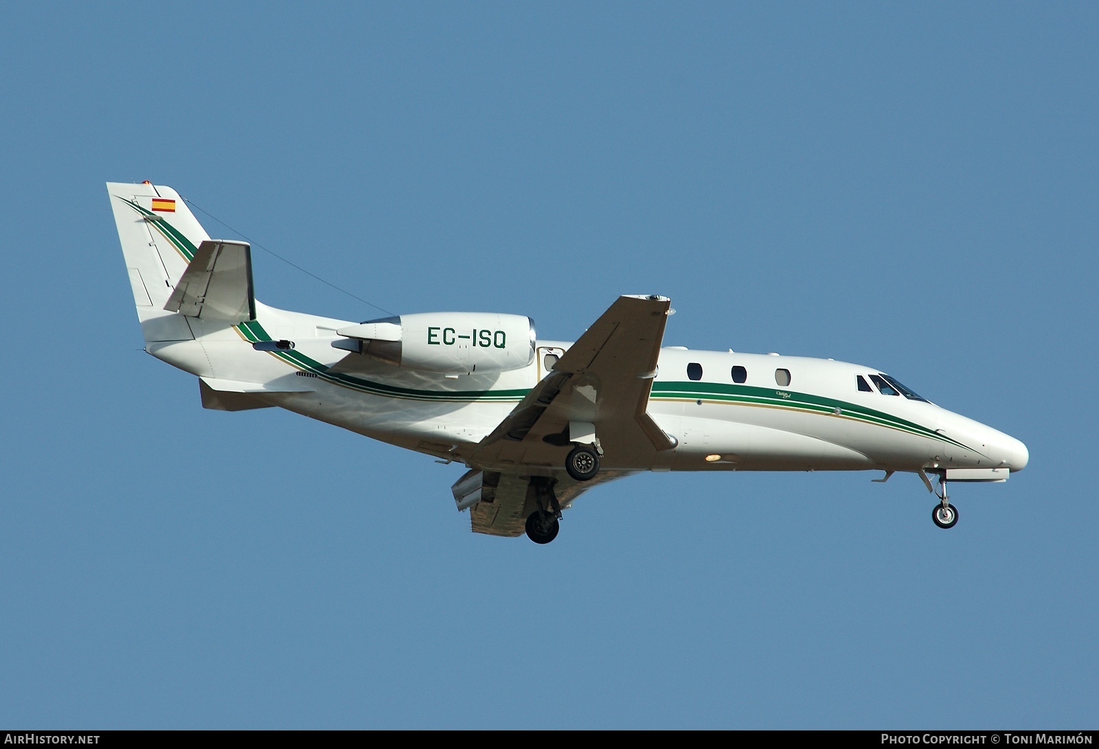 Aircraft Photo of EC-ISQ | Cessna 560XL Citation Excel | AirHistory.net #73159